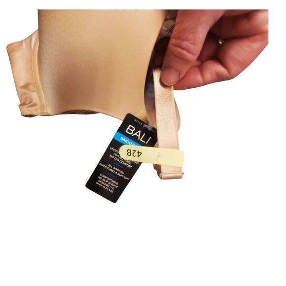 Bali One Smooth U Dreamwire Underwire Convertible Back Bra Df6580 Size 42 B - Picture 6 of 6